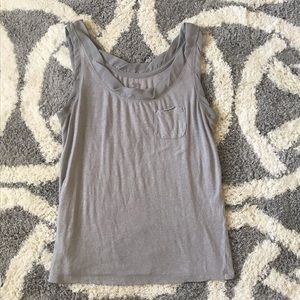 Ann Taylor Loft grey lounge tank